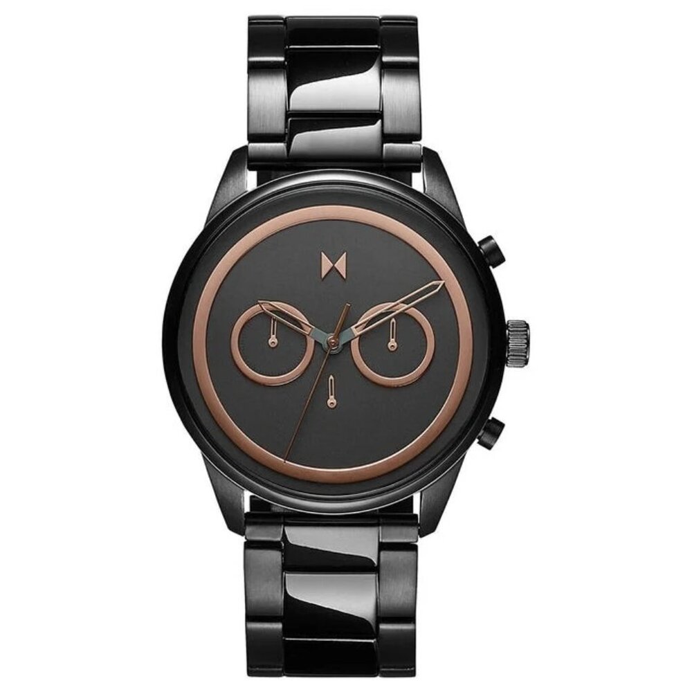 MVMT Rose Gold Victor Gunmetal Men's‎ Watch, 43mm - NWT